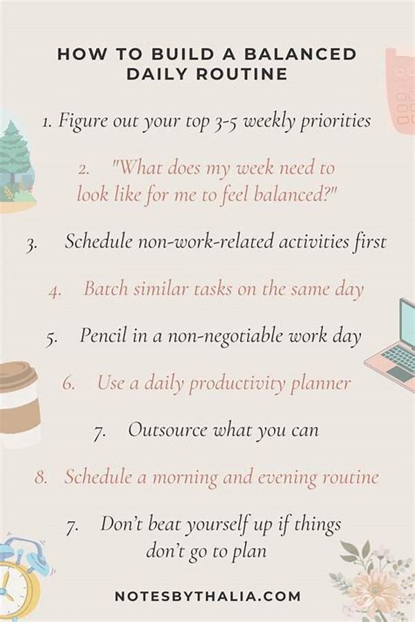 How To Build A Balanced Productivity Routine