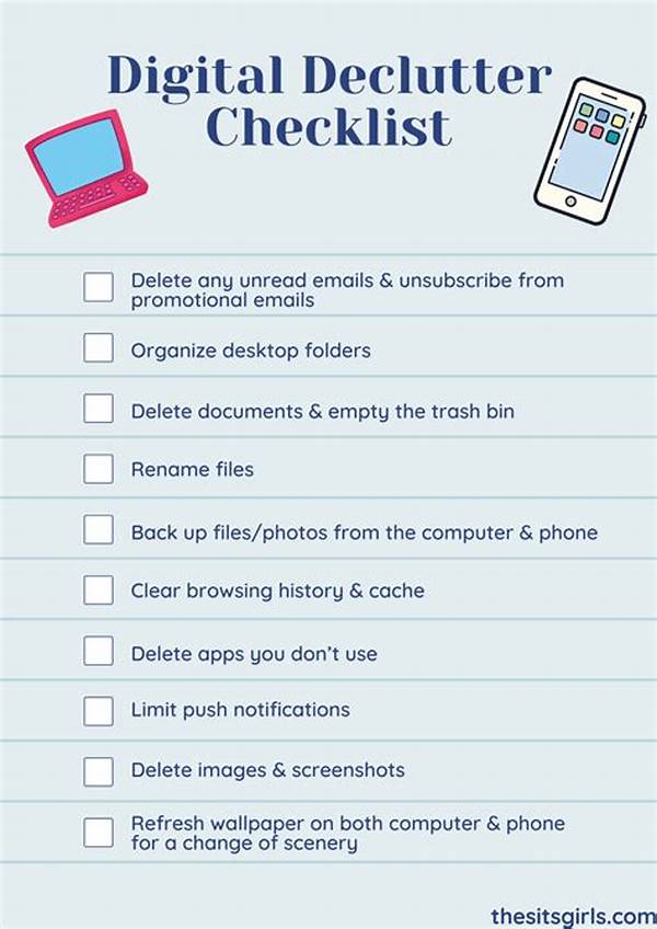 Digital Declutter List