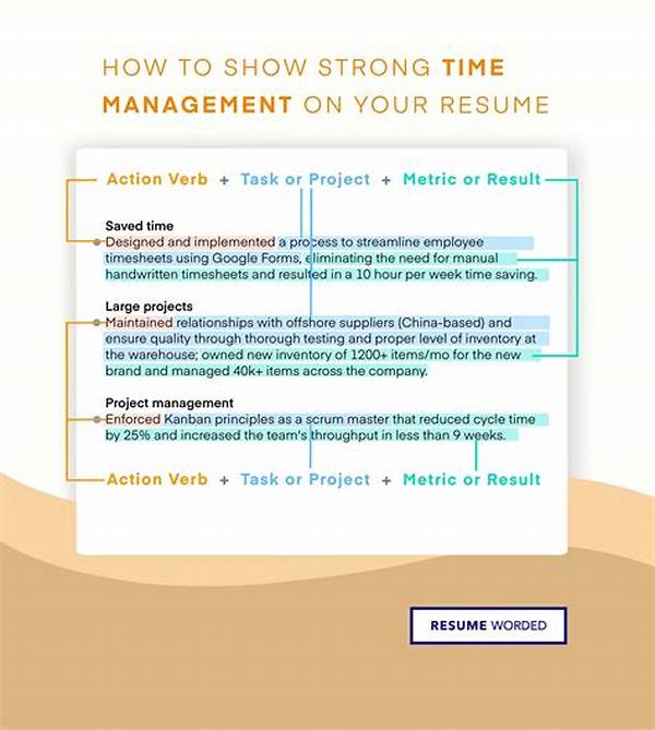 Time Management Skills Resume