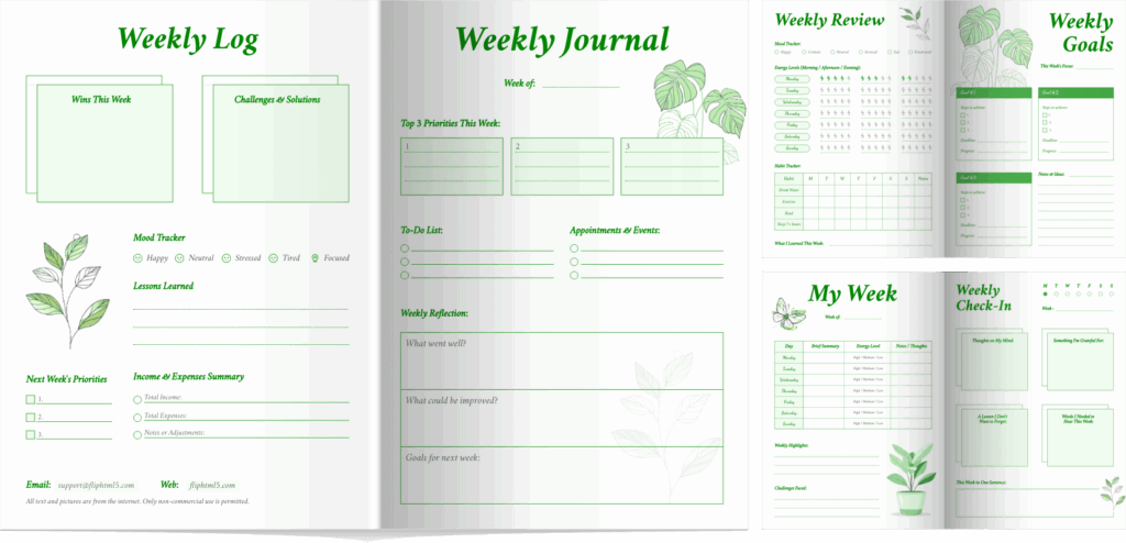 Template Jurnal Harian Digital