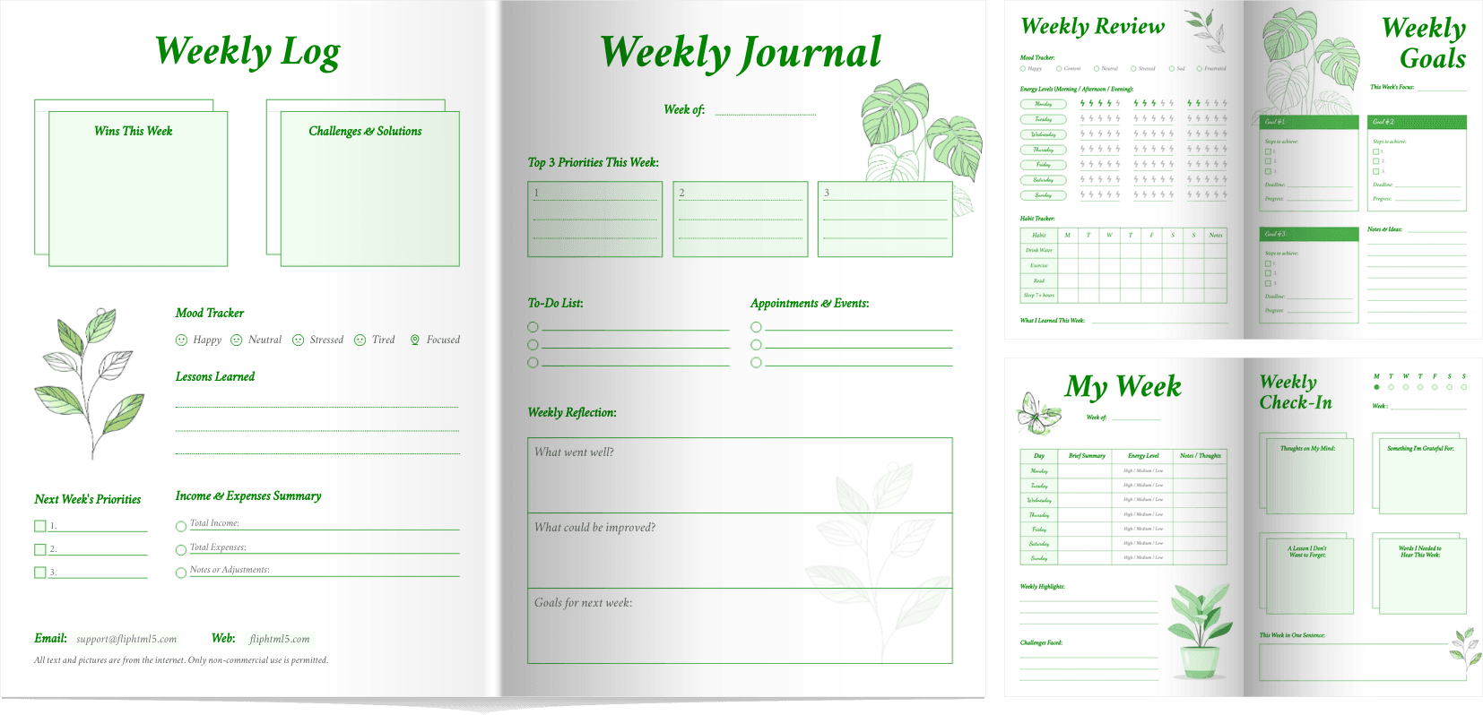 Template Jurnal Harian Digital